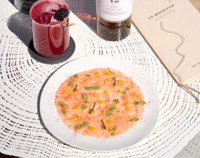 The Macallan bottle and short cocktail with pairing