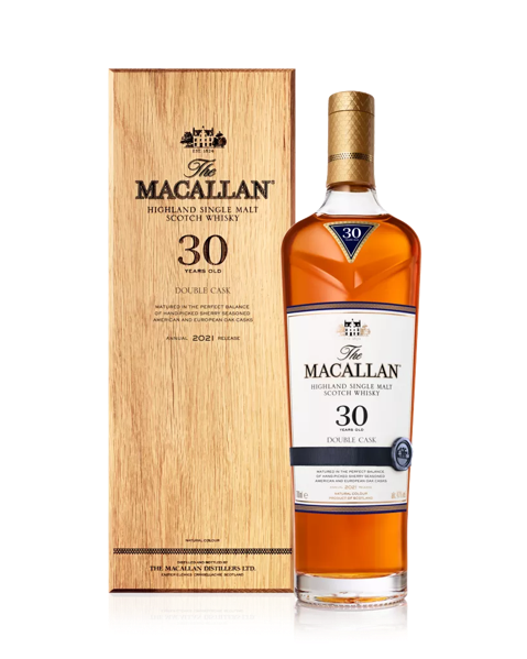 the macallan double cask 30 years old whisky pack