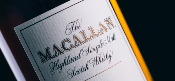 The Macallan Fine and Rare Collection Mood Shot Close Up Label