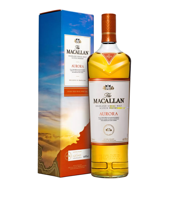 The Macallan Quest Collection Aurora bottle and pack