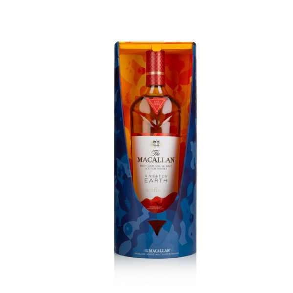 The Macallan A Night on Earth in Scotland Collection with bottle inside