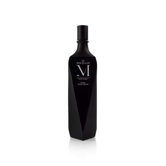 the macallan m black whisky bottle