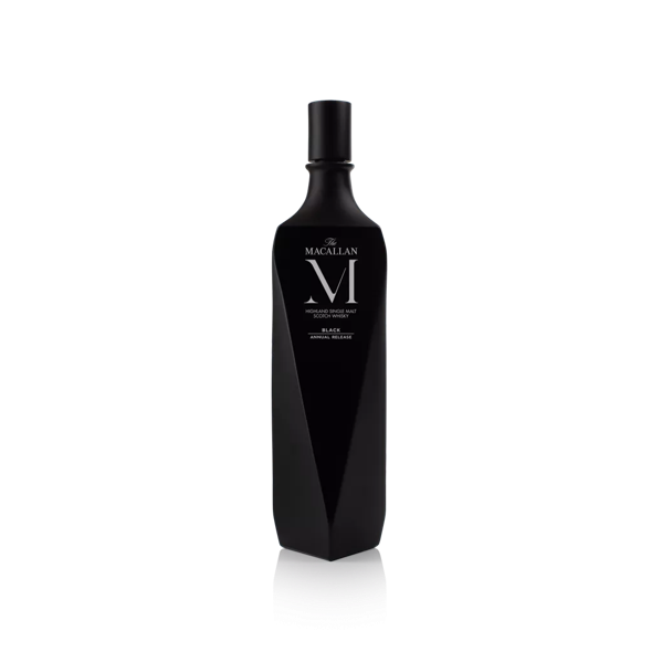 the macallan m black whisky bottle