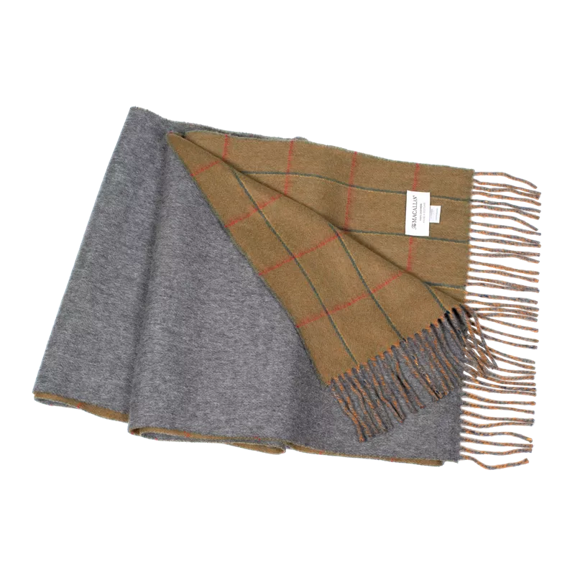 The Macallan Lifestyle Collection Cashmere Scarf Both Sides