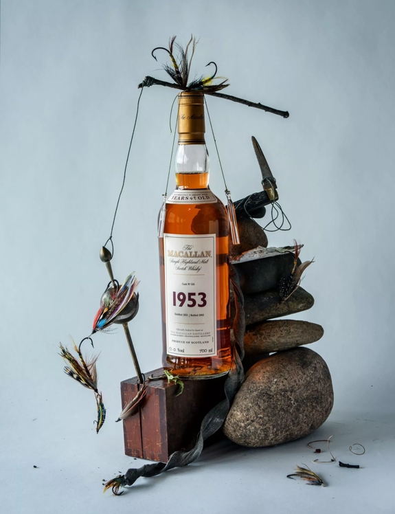 The Macallan Fine and Rare 1950s with Objects Unique to 50s