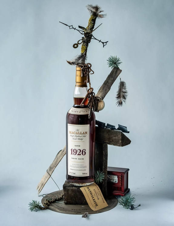The Macallan Fine and Rare 1920s with Objects Unique to 20s