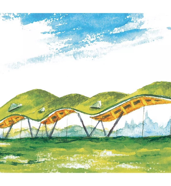 The Macallan Home Collection Colin Rizza illustration of the Estate 
