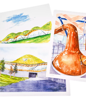 the macallan distillery art prints