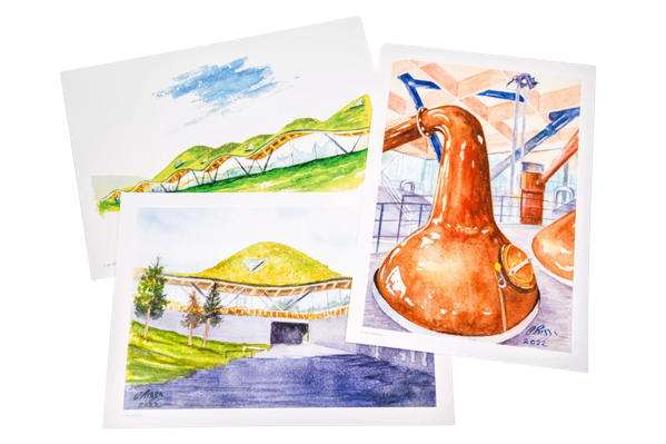 the macallan distillery art prints