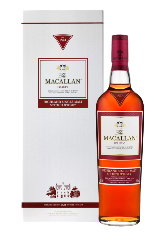 The Macallan 1824 Series Ruby Bottle with Pack