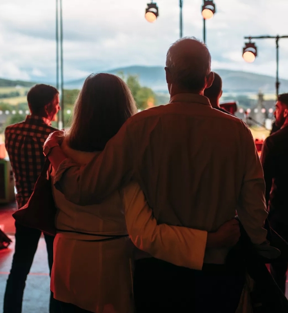 Mogwai performance at The Macallan Estate Couple Listening