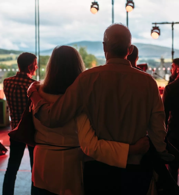 Mogwai performance at The Macallan Estate Couple Listening