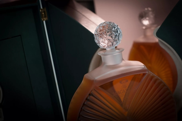 The Macallan Lalique 65 Moodshot of Bottle