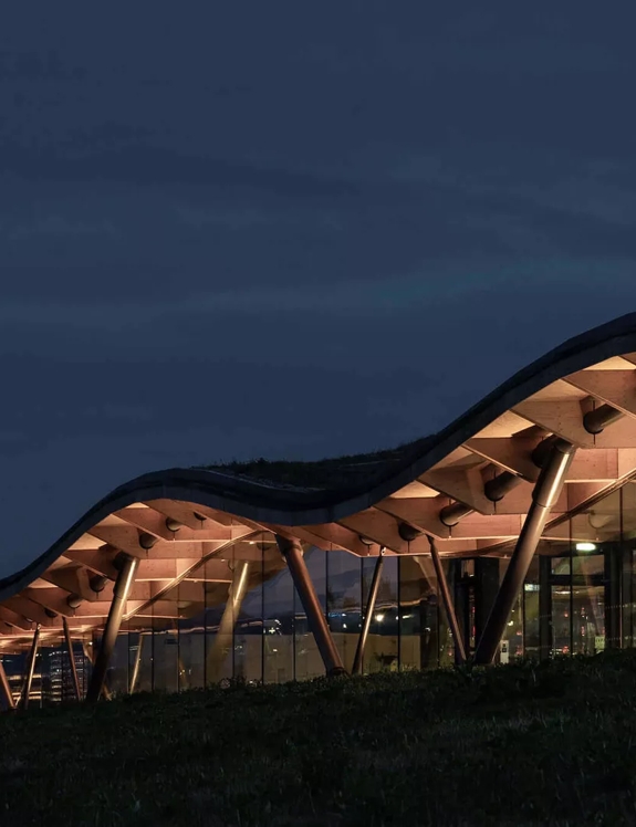 The Macallan Distillery at Night