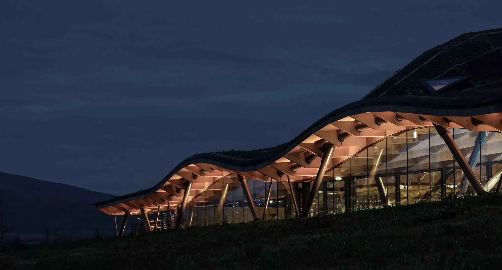 The Macallan Distillery at Night