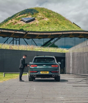 Bentley Hybrid Charging Car at The Estate