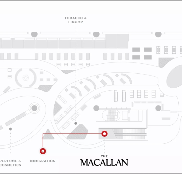 The Macallan Taiwan Boutique Map