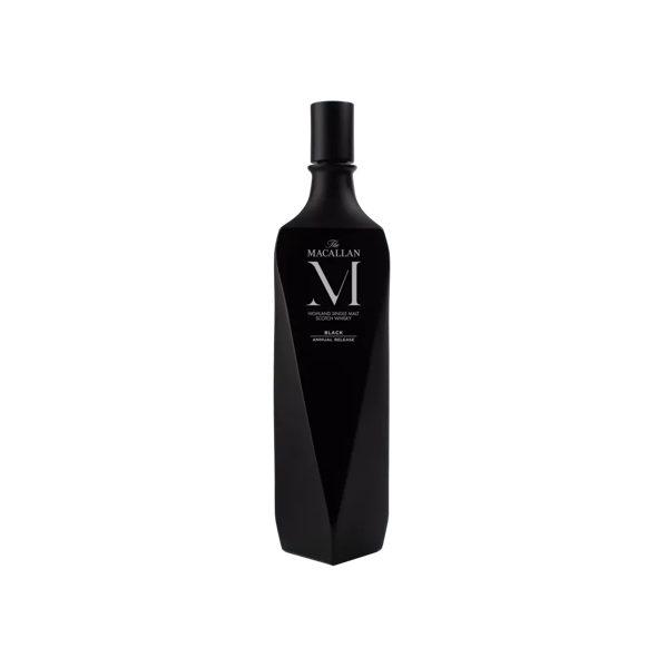 the macallan m black whisky bottle
