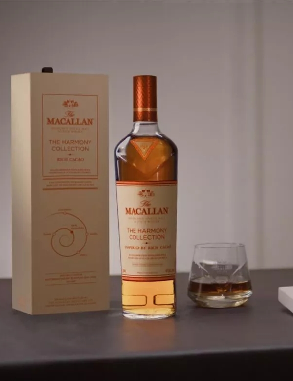 The Macallan Harmony Collection Rich Cacao Mood Shot with Chocolate Pairings