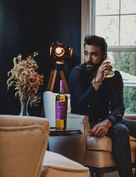 The Macallan Edition No. 5 Man with Bottle and Dram
