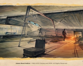 The Macallan James Bond Collection illustration of building