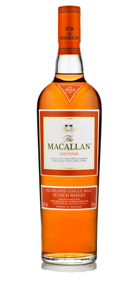 the macallan sienna whisky bottle