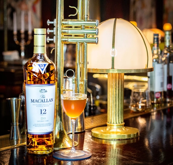 The Macallan Trumpet Cocktail Serve
