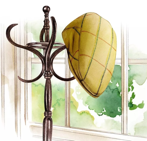 The Macallan Lifestyle Accessories Ghillies Tweed Cap Illustration