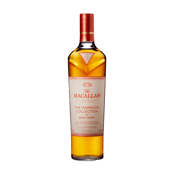 the macallan rich cacao whisky bottle