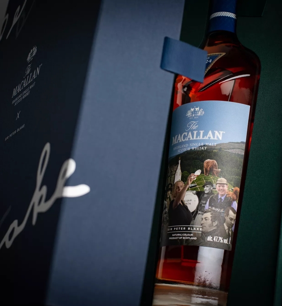 The Macallan Anecdotes of Ages: An Estate, A Community and a Distillery Bottle in Pack Mood Shot