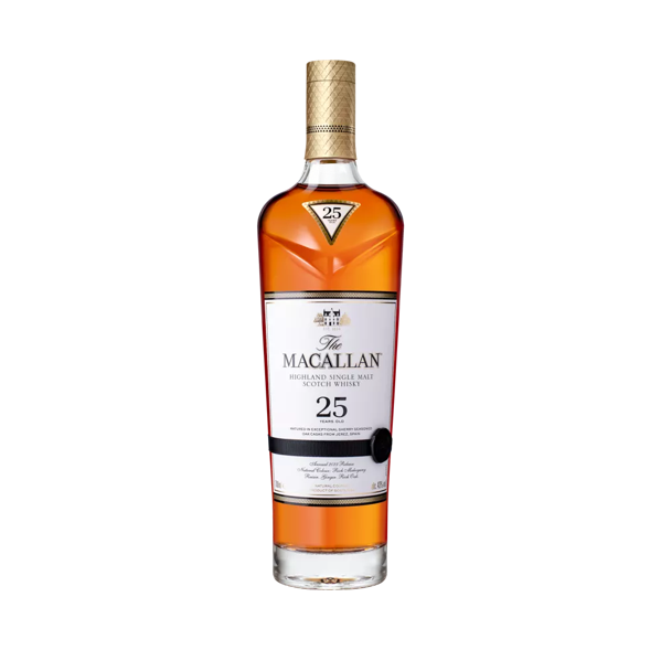 the macallan 25 sherry oak whisky bottle