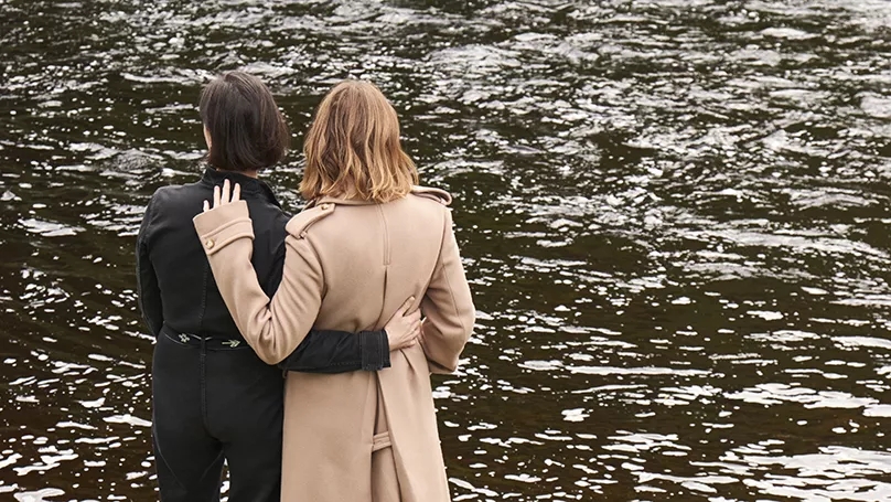 Stella and Mary McCartney By The River