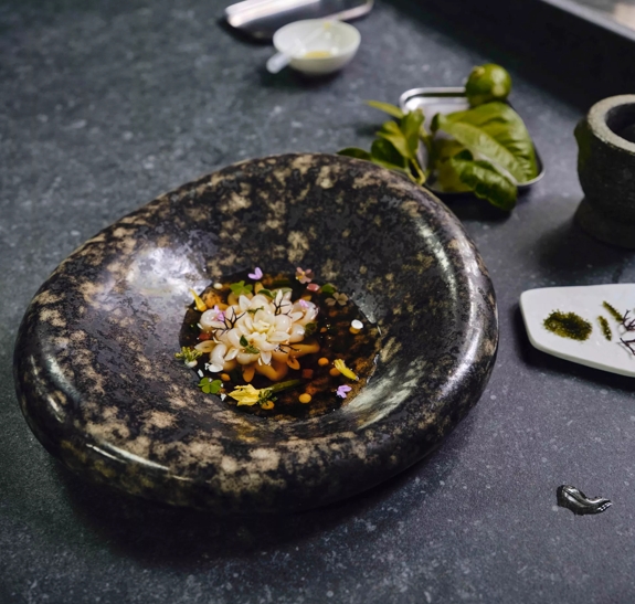 Distil Your World London Food on Plate