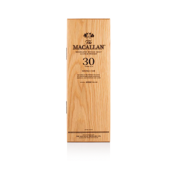 The Macallan Double Cask 30YO Wooden Box 2022 Release