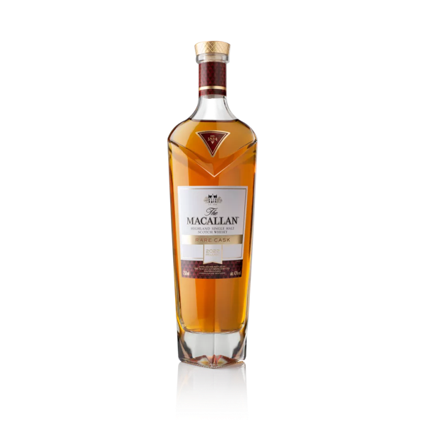 The Macallan 2022 rare cask whisky bottle