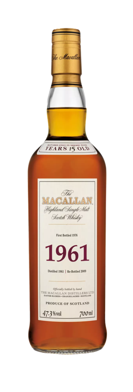 The Macallan fine and rare whisky bottle