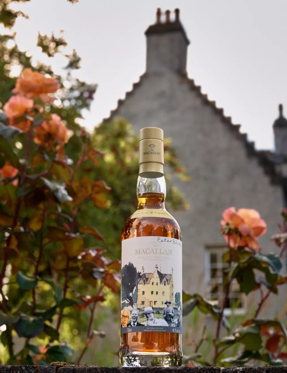The Macallan Anecdotes of Ages: A New Era of Advertising Bottle by Easter Elchies with Flowers