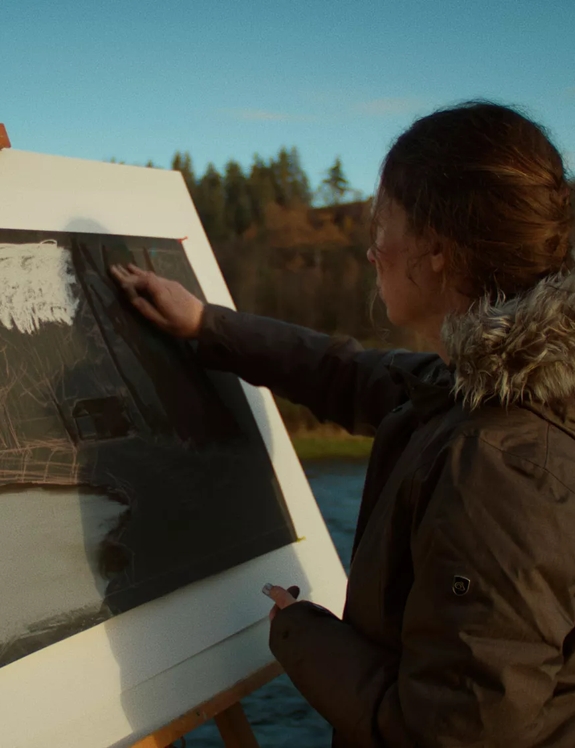 Michelle Lucking Drawing by The River Spey for The Macallan Home Collection, River Spey