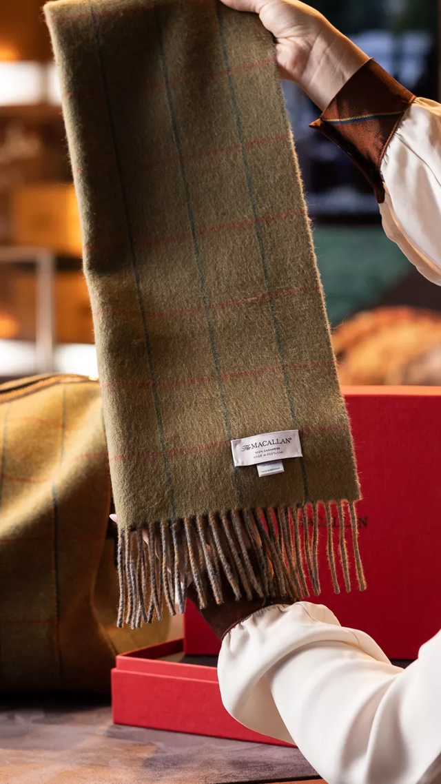The Macallan Boutique Tweed Scarf