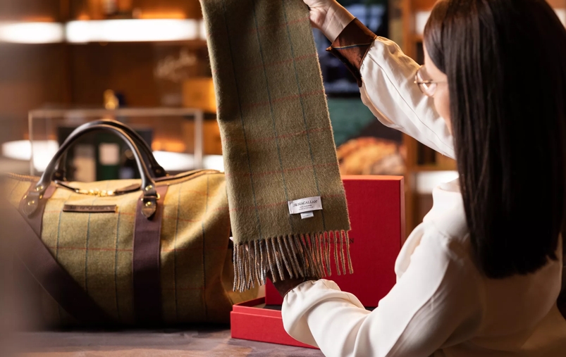 The Macallan Boutique Tweed Scarf