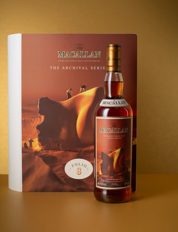 The Macallan Folio 8 bottle and pack centred