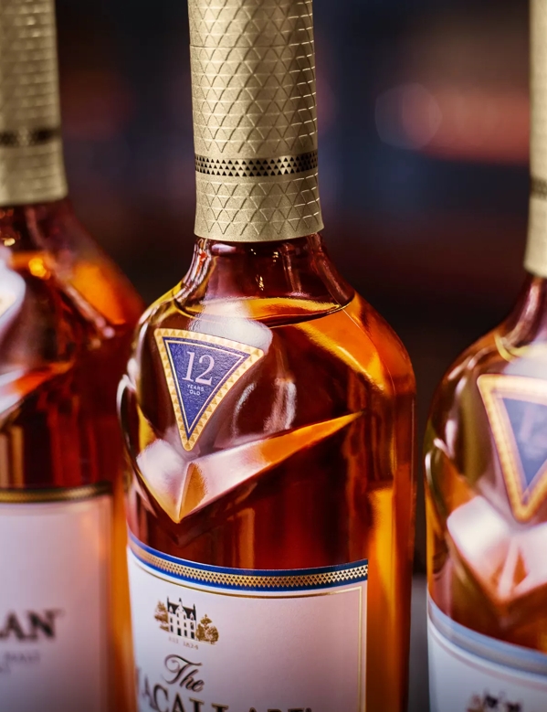 The Macallan Trilogy Range Top of Bottle
