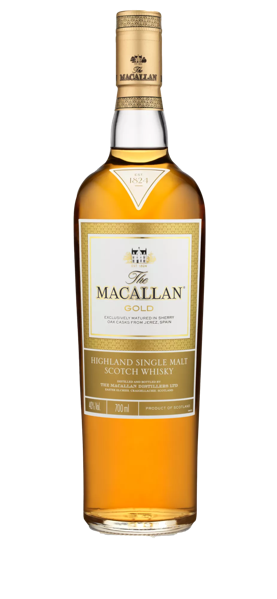 The Macallan 1824 Series Gold Bottle