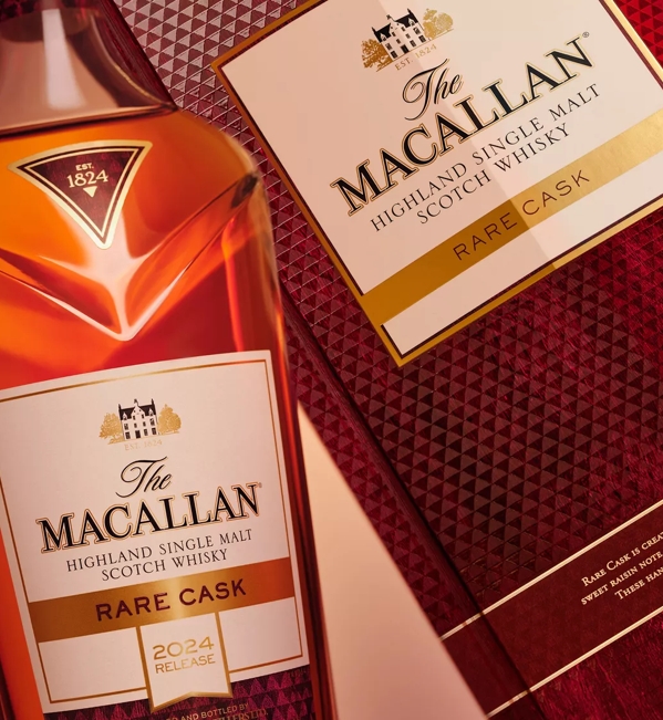 the macallan rare cask 2024 whisky bottle