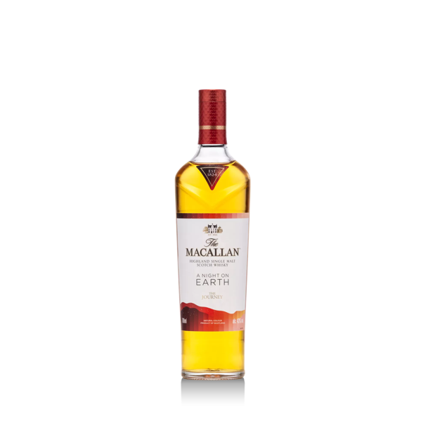 the macallan a night on earth the journey bottle and pack