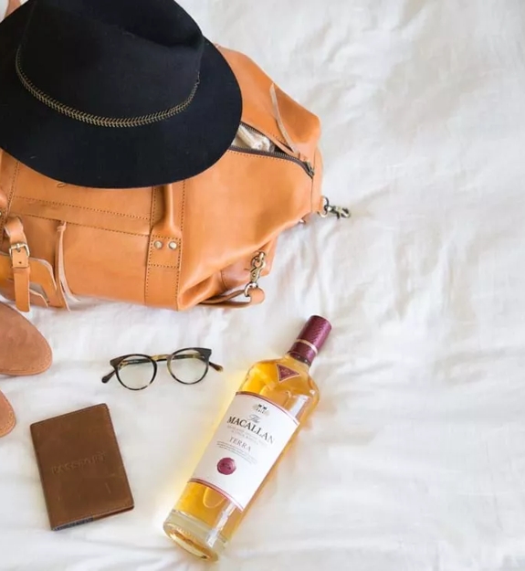 The Macallan Terra with Shoes, Hat and bag