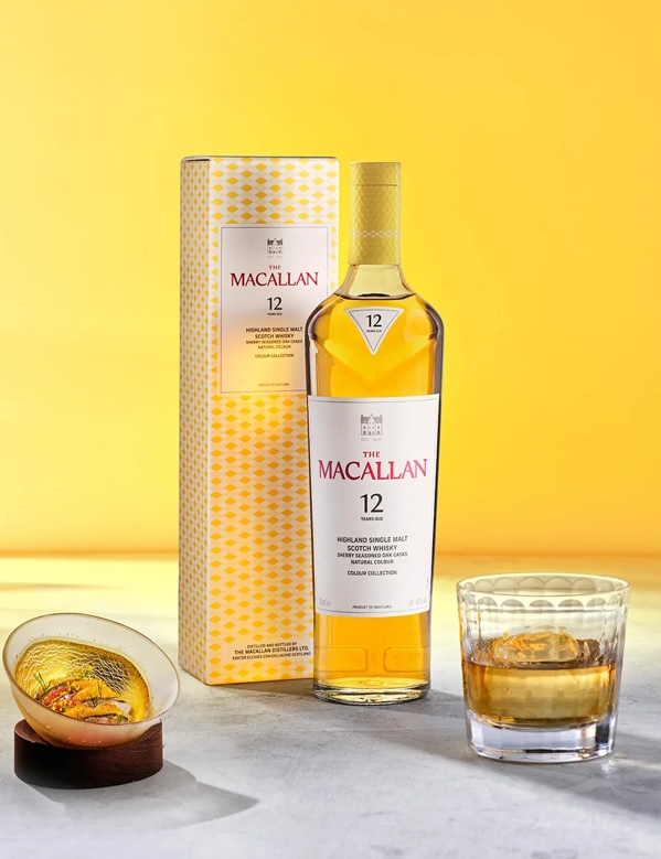 the macallan colour collection whisky serve