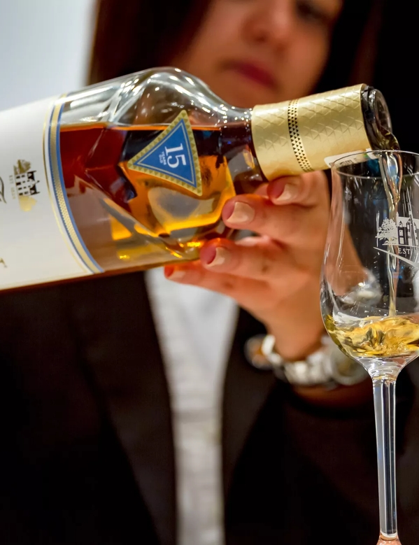 Triple Cask Matured 15 Years Old Being Poured
