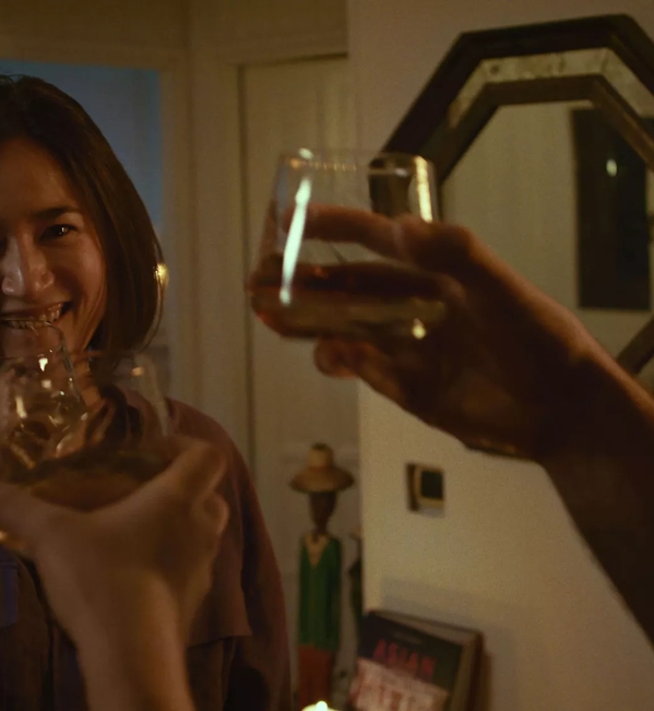 Erica Dorn Toasting with The Macallan