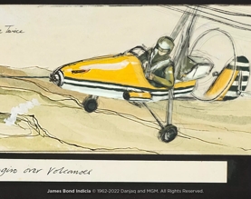 The Macallan James Bond Collection Illustration of plane